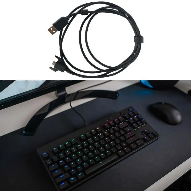 

652F USB Keyboard Line Cable Replace Repair Accessories for GPRO X Mechanical Gaming Keyboard,Fast Transmission