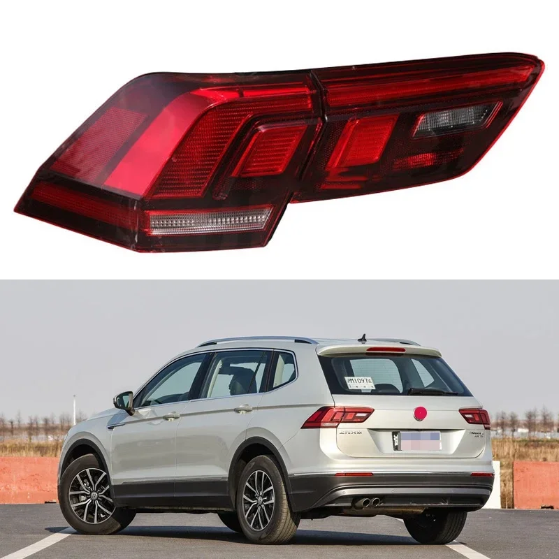 For Volkswagen Tiguan L 2017 18 19 20 2021 Car Accessories Tail Light Assembly Brake Taillight Stop Lights Parking Lamp Rear lam