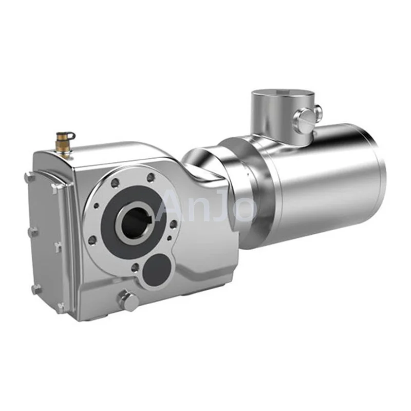 304 Inox Hygienic Reduction Box Sea Food Machinery Gear Motor IP67 Waterproof Stainless Steel Three-Phase Washdown