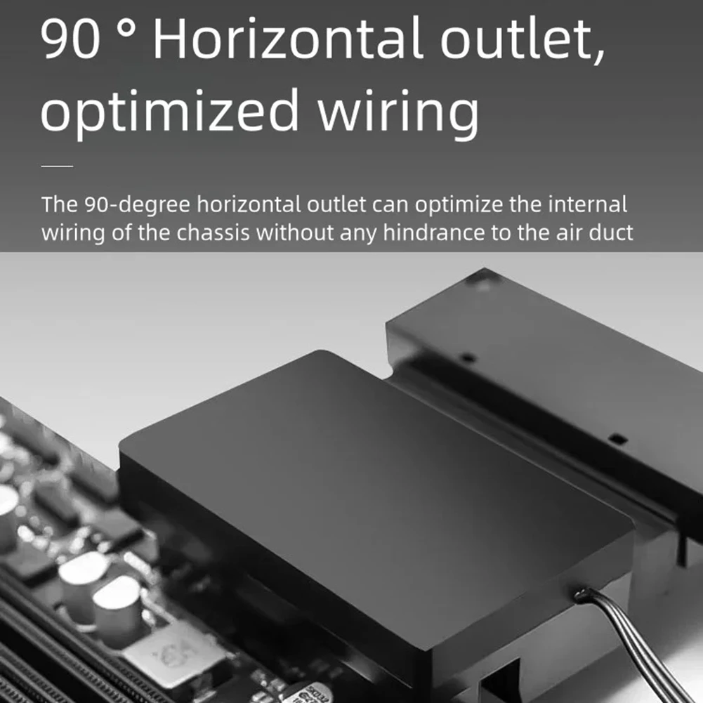 Computer ATX 24Pin 90° Converter Motherboard Power Supply ARGB Cable Connector DIY Mounting Accessessory For Desktops PC