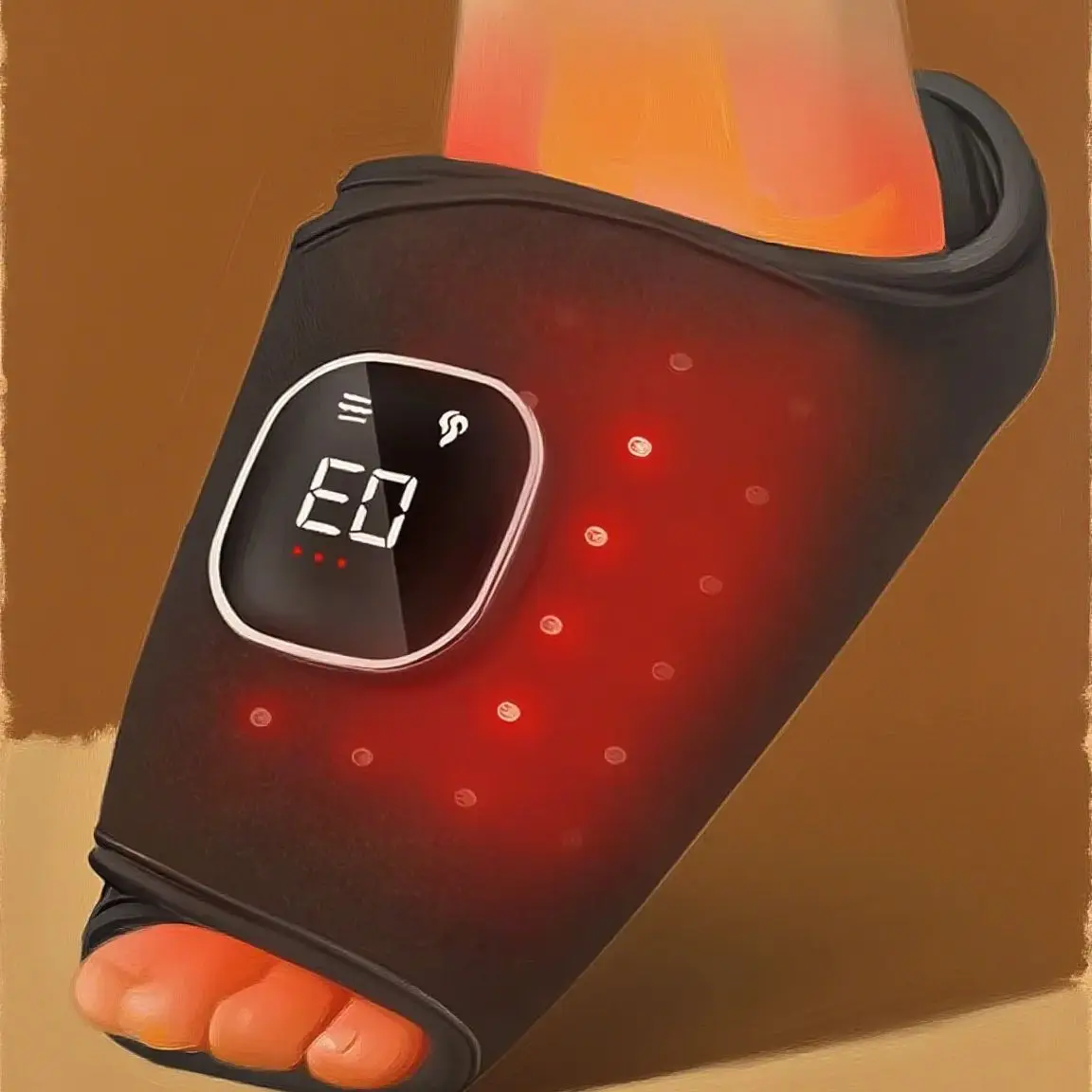 

Red Light Therapy Belt for Knee & Joint Pain Relief - 660nm & 850nm Near-Infrared LED Light Therapy Device, Wearable Pain Relief