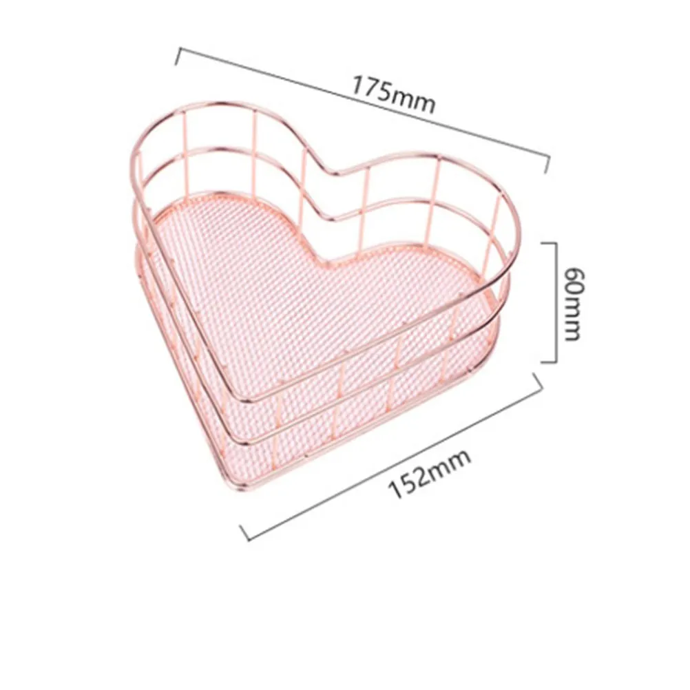 1Pcs Rose Gold Metal Book Holder Basket Electroplated Anti Corrosive Desktop Organizer for Files Magazines Books Office School