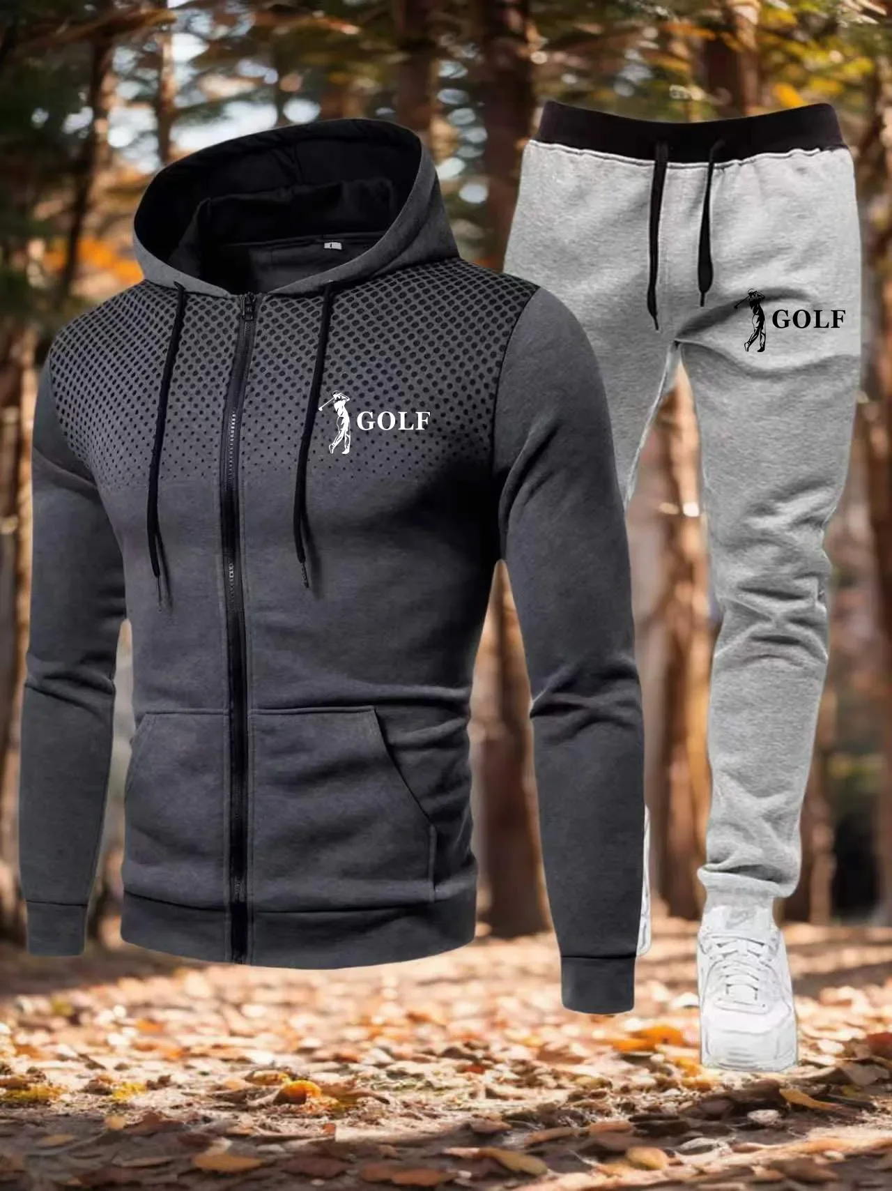 Jesus Christ Fashion Men's Set Hooded Sweatshirt and Sweatpants Autumn Winter Daily Casual Sports Jogging Suit Hoodie Outfits