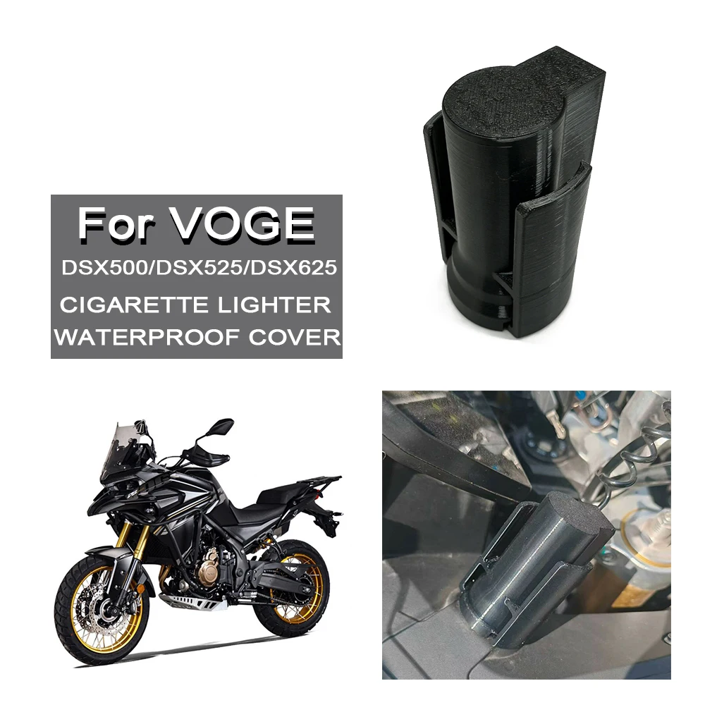 For VOGE DSX525 DSX625 Motorcycle Cigarette Lighter Waterproof Cap Charging Port Waterproof Protective Cover 525DSX DS525 DS500X