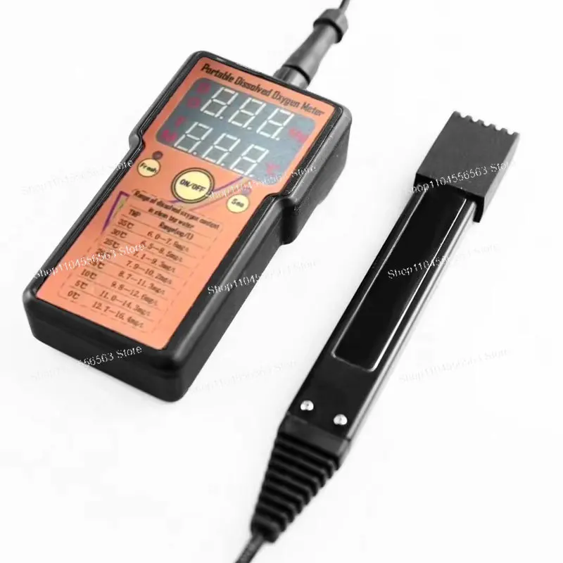 

Portable Optical Dissolved Oxygen Meter analyzer sensor probe Fish farming Ponds Sewage seawater handheld Fluorescent type