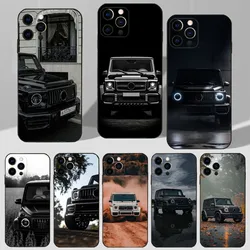 Cool Car M-Mercedes-s G Phone Case For iPhone 16,15,14,13,12,11 Plus,Pro Max,XS,X,XR,SE,Mini,8,7 Soft Silicone Black Cover