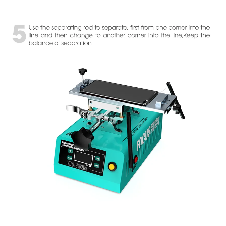 

RF4 FREEDOM LCD Separating Machine for Mobile Phone Flat/Edge Screen Display Touch Broken Glass Replace OCA Glue Cleaning Tool