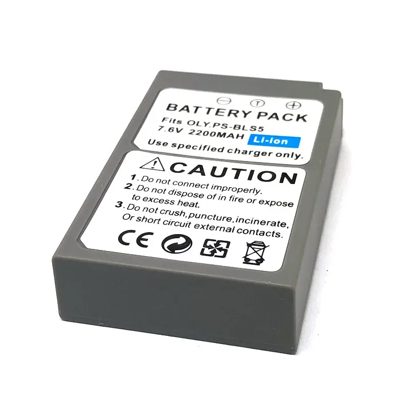 2200MAH PS-BLS5 BLS1 BLS50 شاحن بطارية لأوليمبوس E410 E420 E450 E620 E-PL1 PL2 PL3 PL5 PL6 PL7 P1 P2 P3 PM1 EM10 1 2 3 4 #2