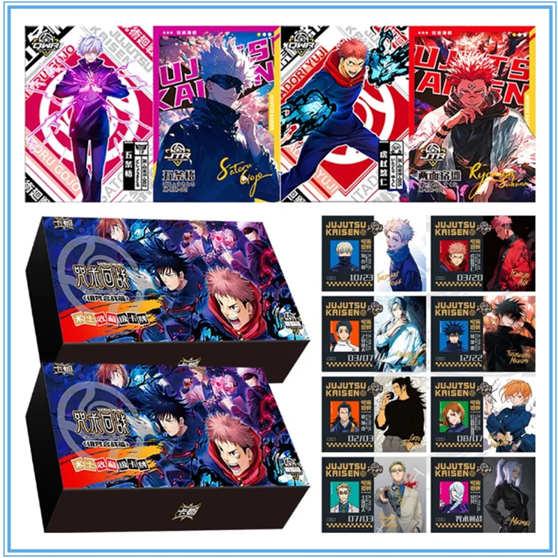 

Jujutsu Kaisen Card Gojo Satoru Fushiguro Megumi Itadori Yuji Warlock Japanese Anime Character Games Collection Card Toy Gift