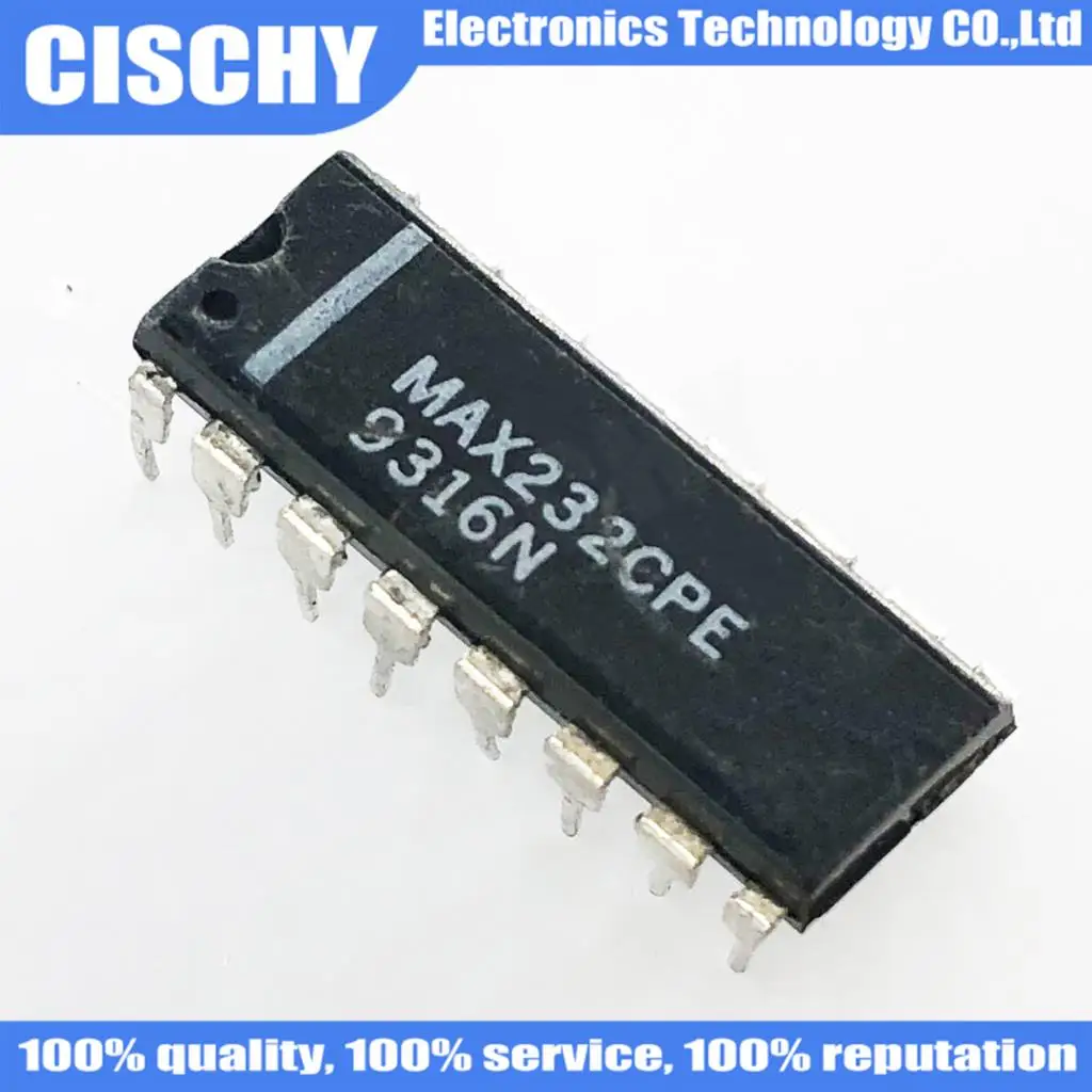 10PCS/lot MAX232CPE DIP16 MAX232C MAX232 DIP-16 RS-232 Drivers/Receivers  and original In Stock