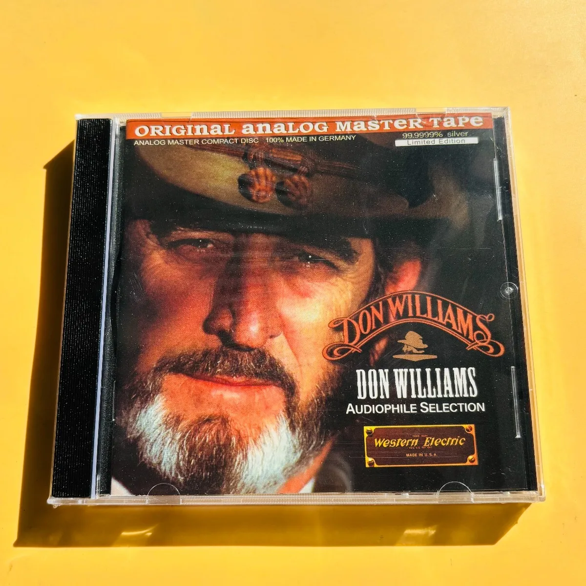 

Don Williams Classic Country Music CD Mellow Baritone Vocal Collection for Country Music Fans and Audiophile Listeners