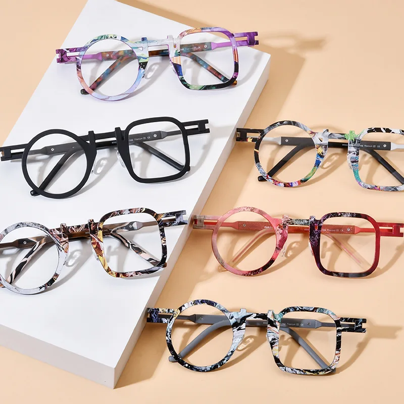 a-niche-designer-square-eyeglass-frame-with-a-fashionable-and-unique-design-featuring-a-colorful-round-frame-and-optical-lenses
