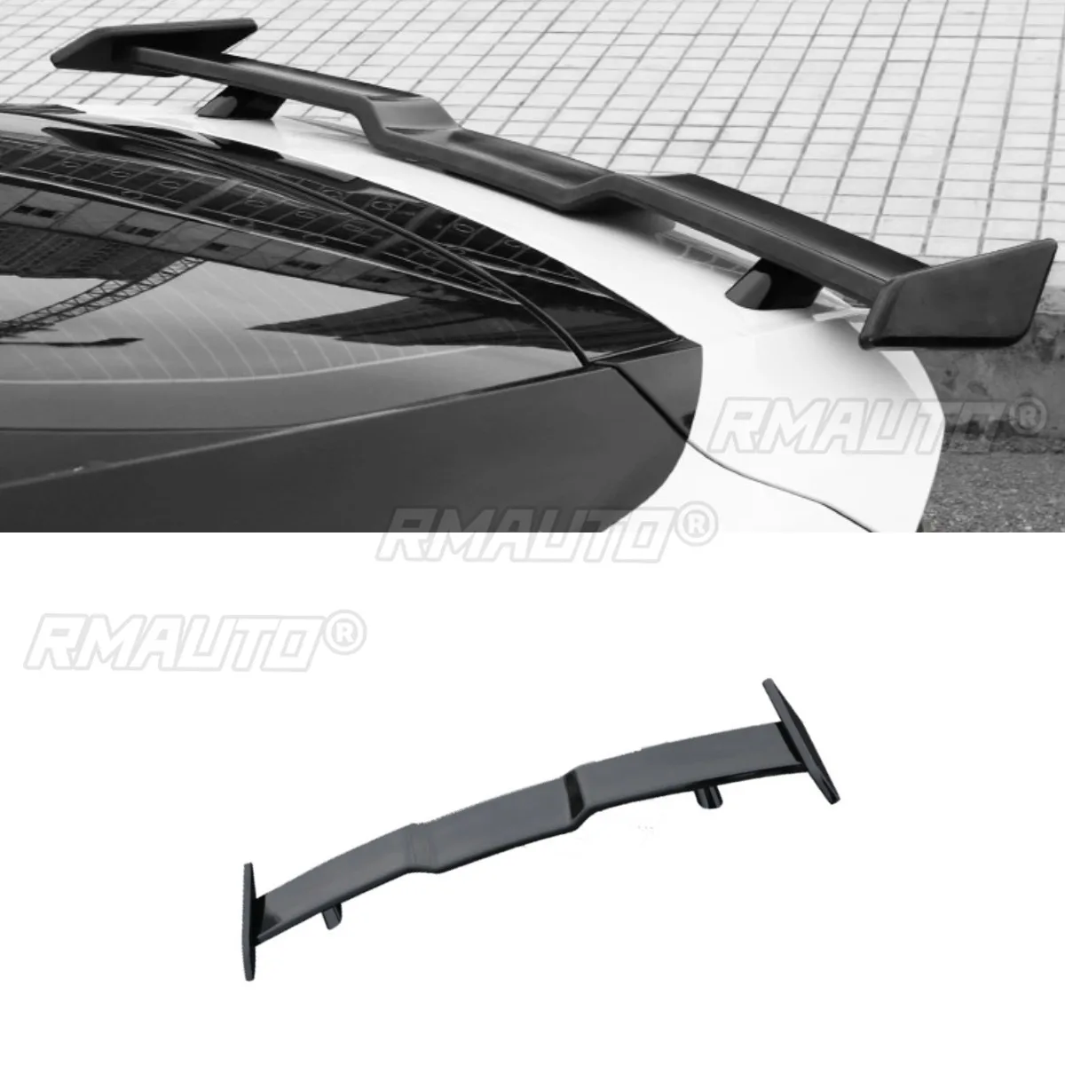 Rear Trunk Spoiler Wing Rear Roof Spoiler Roof Wing Body Kit Compatible With Hyundai Elantra 7th Gen 2021 Car Accessories