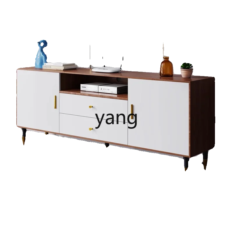

YHM bedroom light luxury modern simple small household solid wood floor cabinet combination