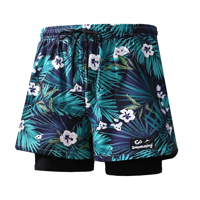 Colorful  over Printed Surfing Board Shorts Cool Summer Good breathability Swim Trunks  Men Vacation Beach Shorts