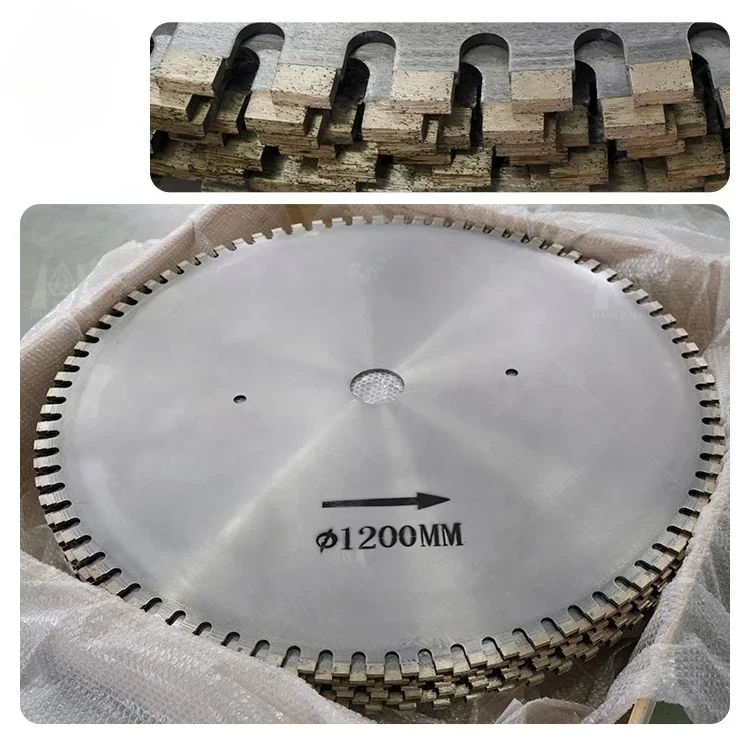 1.2 Meter Large Diamond Circular Saw Blade for Marble Limestone Travertine factory outlet