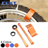 Universal CNC Tire Tool Lever Spoon Axle Wrench Tire Change For Husqvarna KTM Honda Suzuki Kawasaki Yamaha BETA GasGas Motocross