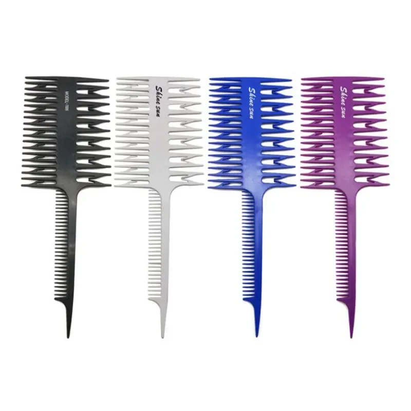 

Professional Styling Hair Brush Weave Comb Tail Hairdressing Coloring Weaving Anti-screw Antiklit Detangling Cutting Care Tools