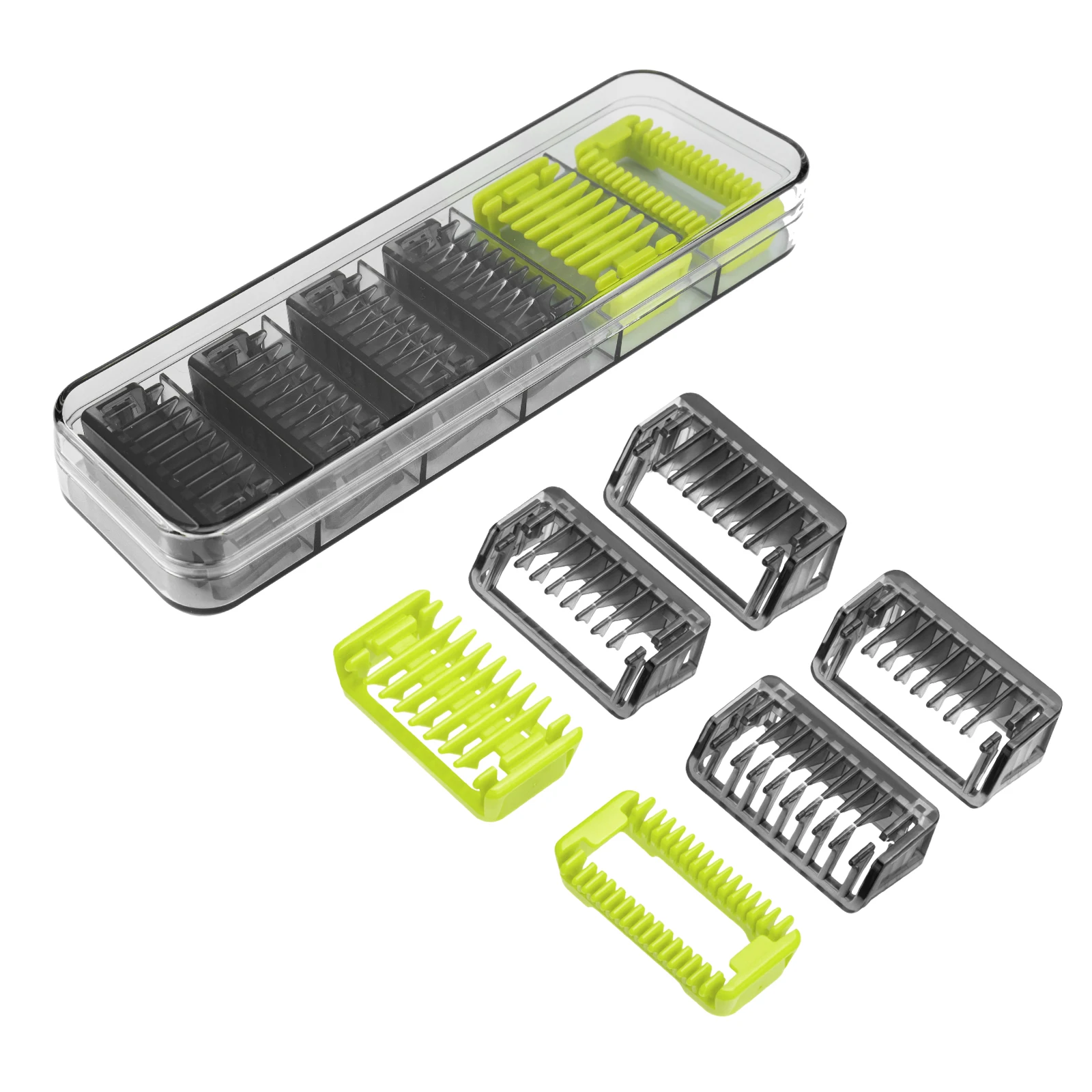 YINKE Guide Comb Guards for Philips One Blade / One Blade Pro QP2520 QP2620 QP6520 Beard Trimmer Replacement with Storage Case