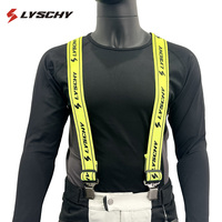 Men's Heavy Duty Motorcycle Pants Suspenders 4cm Wide Y Back Adjustable Elastic Trouser Braces Motorbike Motocross Straps Newest