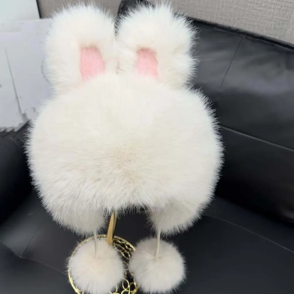 قبعة Lei Feng مضادة للبرد والشتاء من القطيفة قبعة كرتونية مقاومة للرياح على شكل أرنب لتدفئة الأذن قبعة ناعمة بلون سادة لحماية الأذن للخريف #3