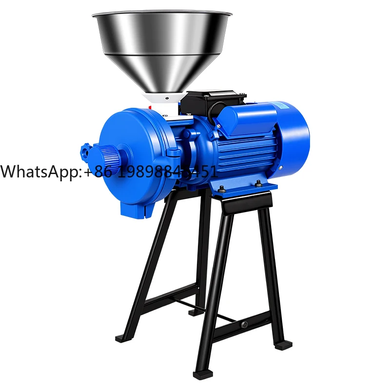 Dry & Wet Multifunctional Grain Milling Machine Fully Automatic Wheat Corn Soybean Rice Cassava Flour Mill Price