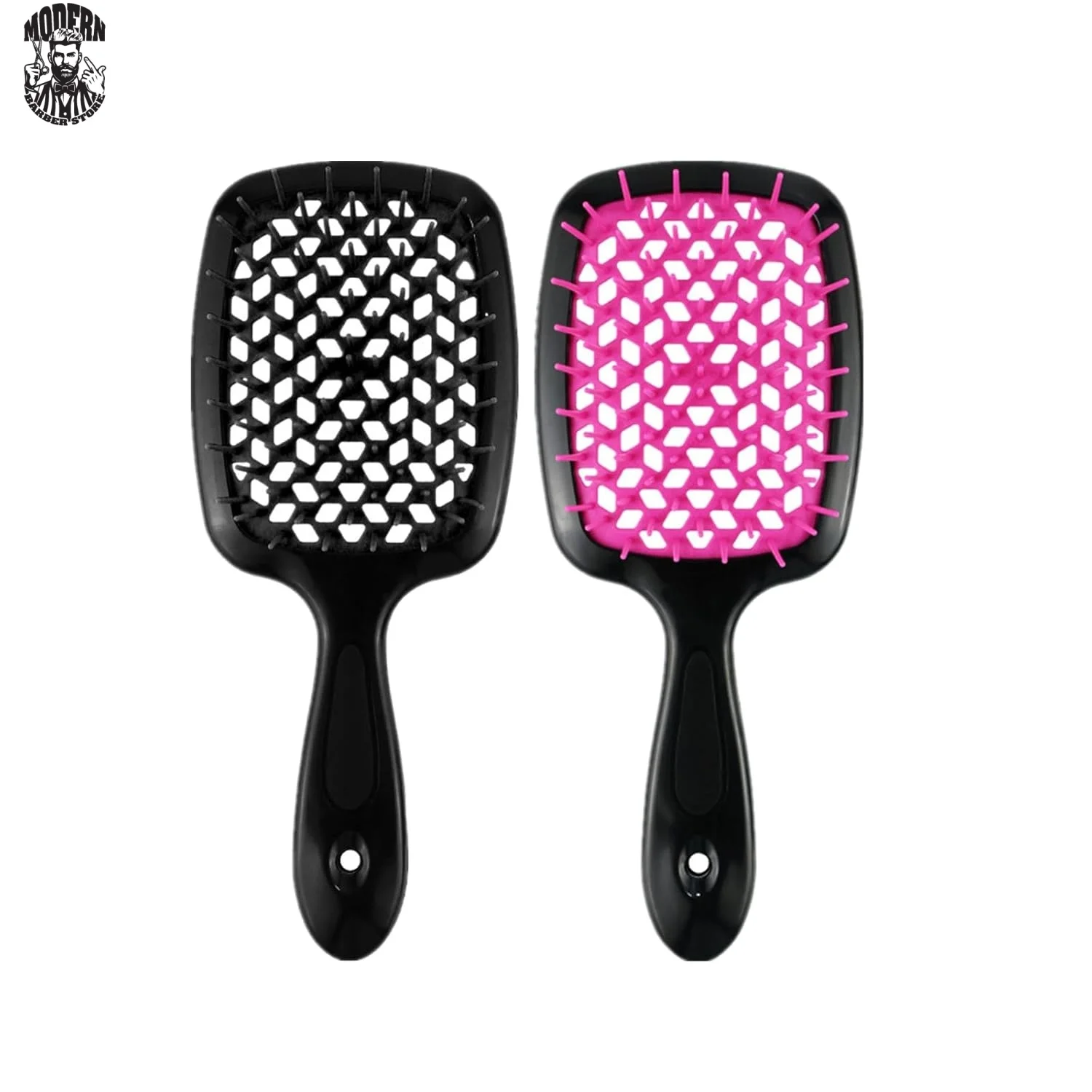 

Tangled Hair Comb Detangling Hair Brush Massage Combs Fluffy Shape Mesh Comb Hairdressing Brush Salon Barber Styling Tools