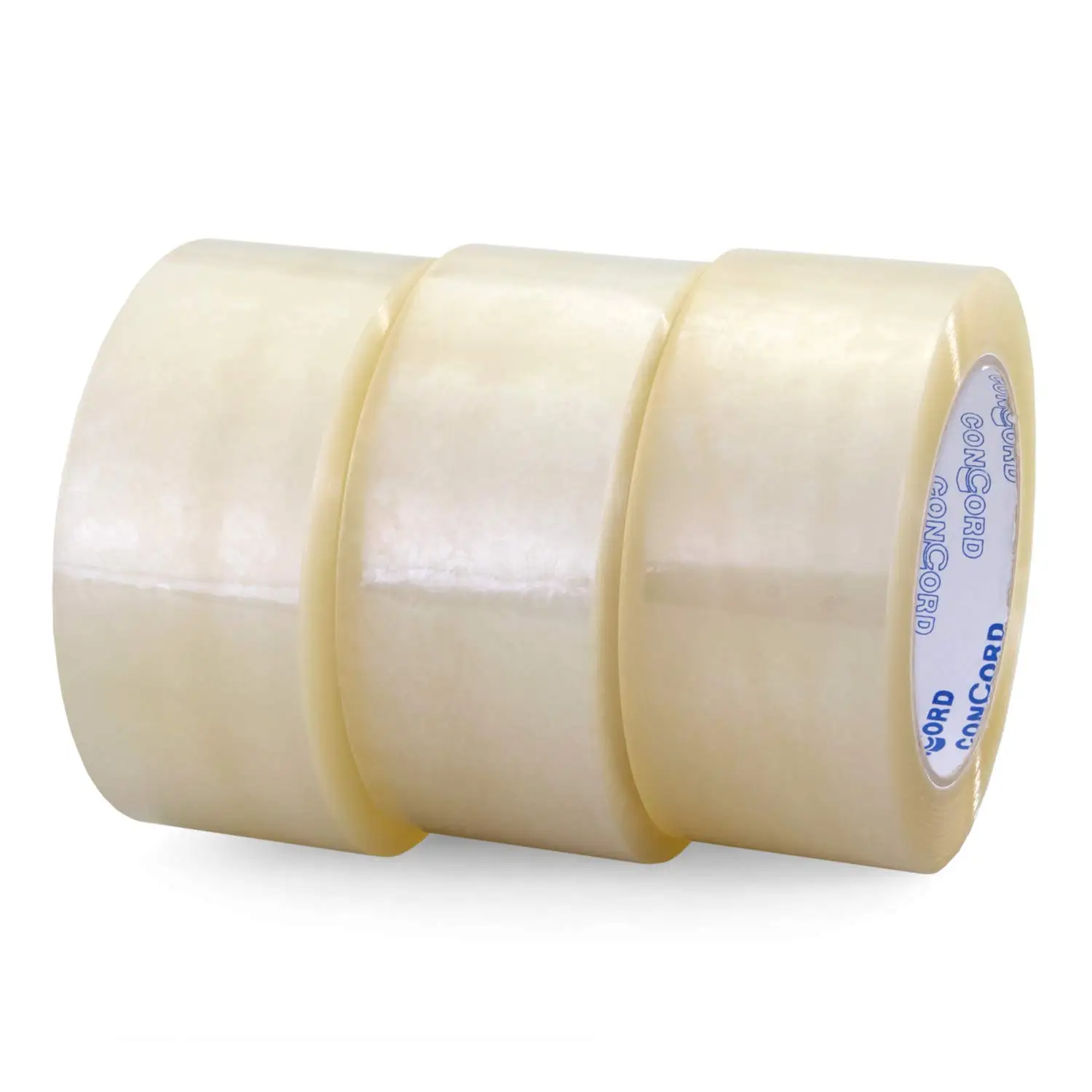 

2-inch x 110-yard Medium Strength Clear Packing Tape (Pack of 3 Rolls) for Moving, Shipping and Storage - Carton Sealing