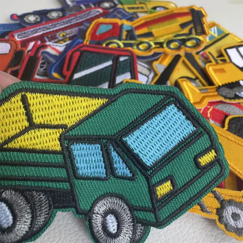 

Patch Embroidered Car Iron on Patches Sew on Patches Applique for Clothes Pants Hats Jeans Sewing Flowers Applique DIY Accessory