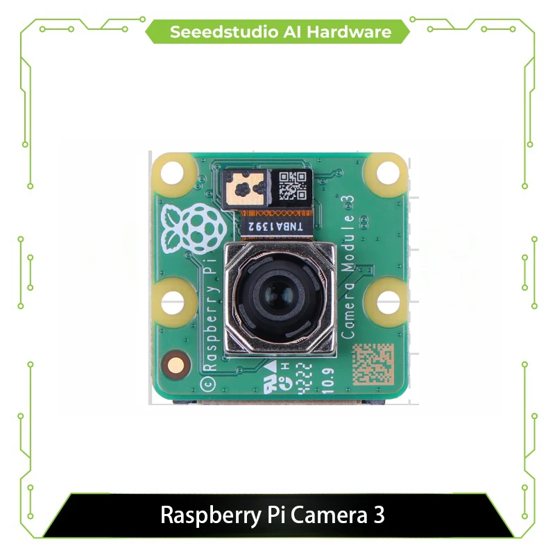 Camera Module 3,Raspberry Pi Camera Module 3 NoIR, 3MP HDR Sony IMX708 12MP CMOS Sensor 4608×2592pixels, autofocus