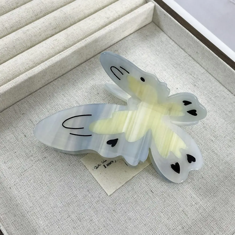 Gift Acrylic Butterfly Shark Clip Waterproof Chinese Style Wing Claw Clip Headwear Hairgrips Acetic Acid Hair Claw Daily