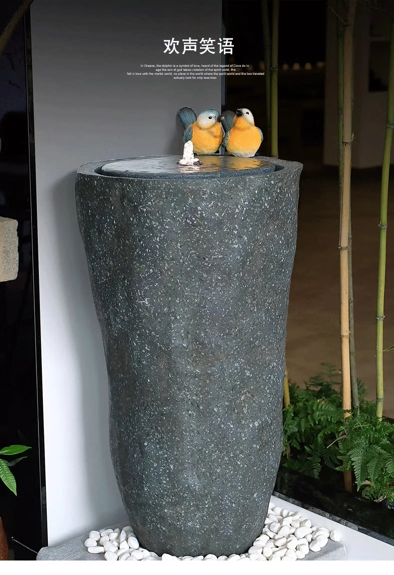 CX Modern minimalist light luxury office floor-standing landscaping decoration