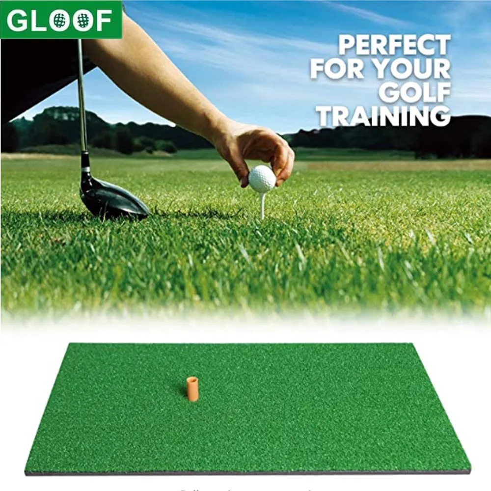 Golf Training Mat Grassroots Backyard Golf Mat Golf Training Aids Outdoor and Indoor Hitting Pad Practice Grass Mats