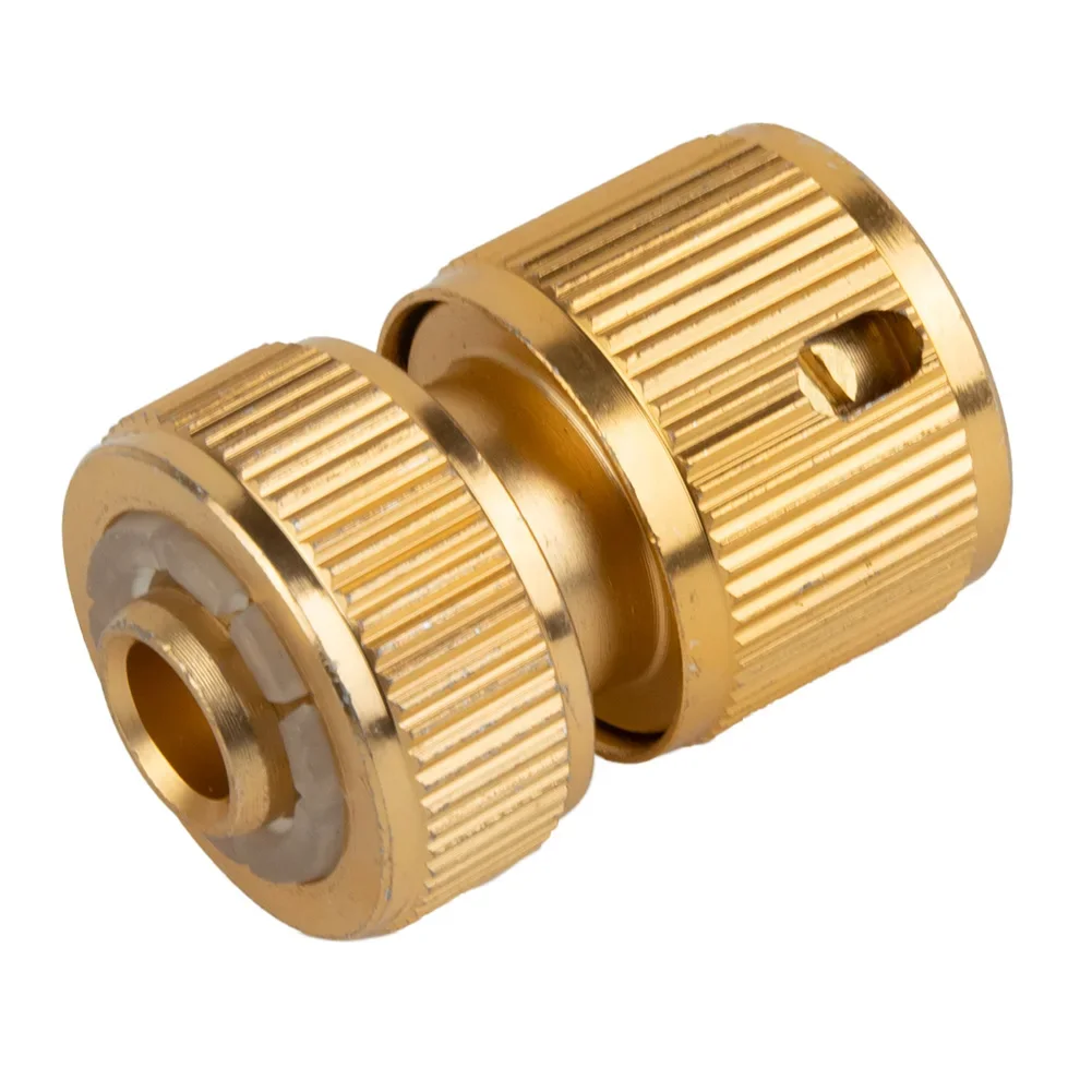 1/2" Garden Brass Hose Connector Garden Irrigation Car Washing Hose Connector 2024 New Water Hose Pipe Repair Tap Adaptor