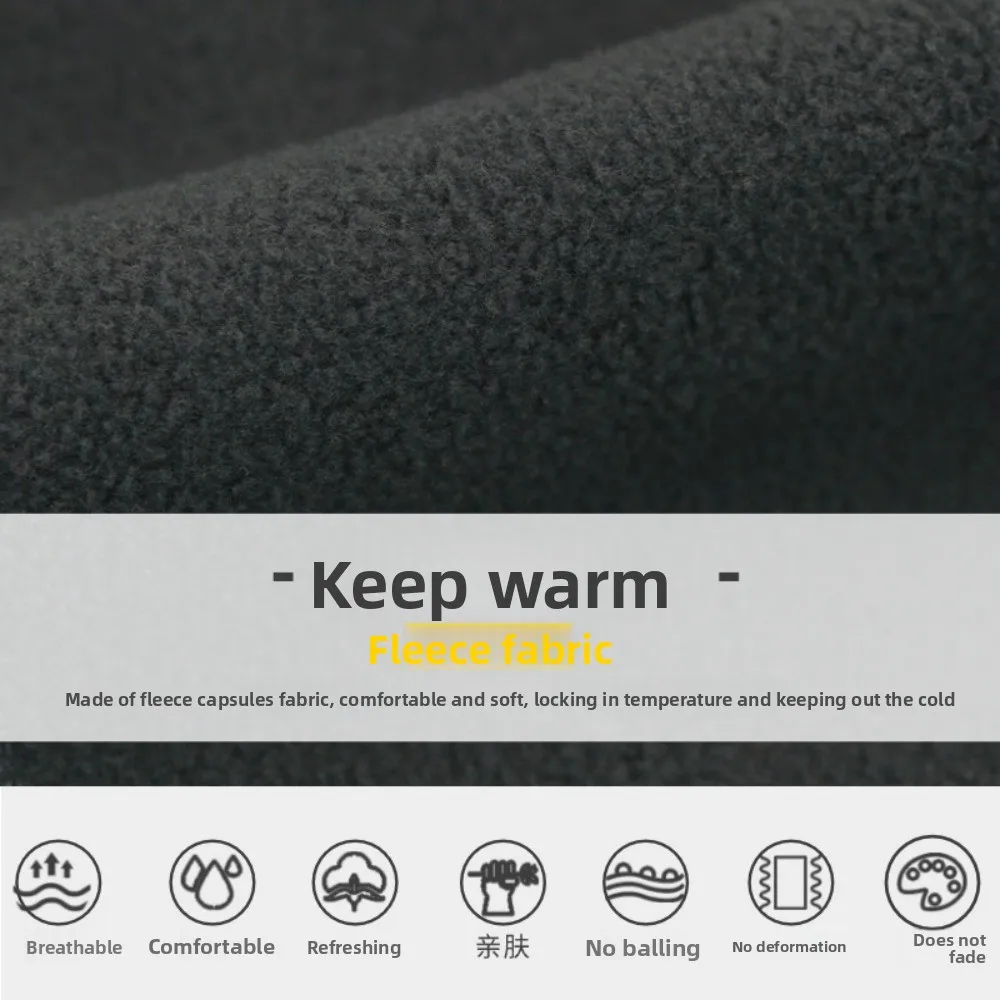 Cappello in pile per esterni invernale e autunnale - Maschera da sci, Ghetta per il collo da ciclismo, Copricapo caldo antivento per moto integrale a prova di freddo