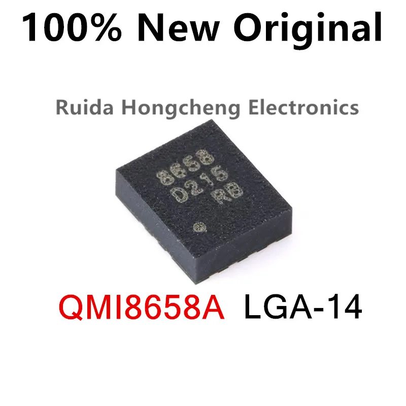 2-5PCS/Lot QMI8658A、8658 LGA-14 New original six axis inertial measurement unit gyroscope+accelerometer sensor chip