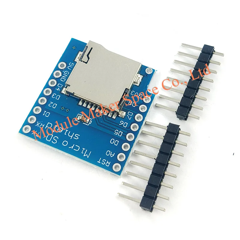 Micro SD Card Shield for WeMos D1 Mini TF WiFi Expansion Board Learning Board Compatible SD Wireless Module Mini TF Card Module