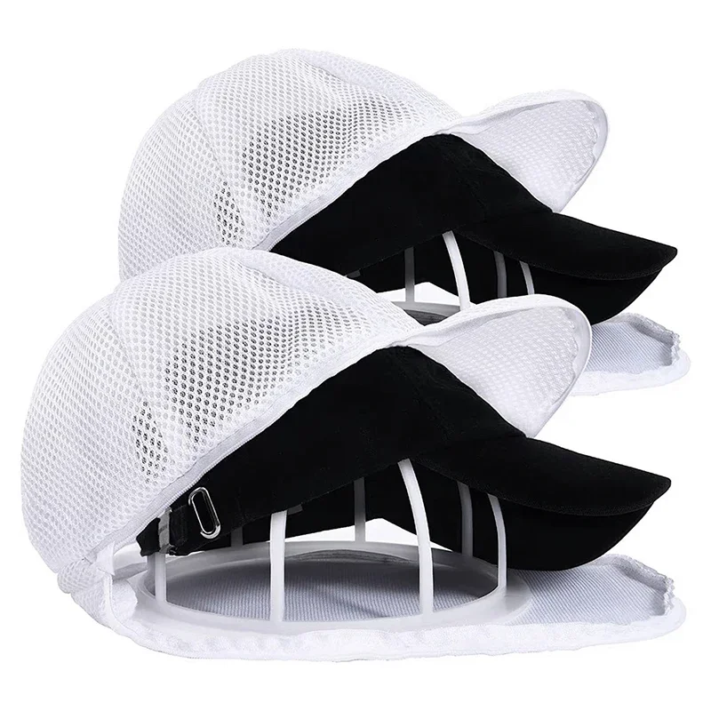 Washing Machine Baseball Hat Wash Protector Bag Anti-Deformation Cap Clean Laundry Bag Small Clothes Wash Bag Mesh Organizer Bag