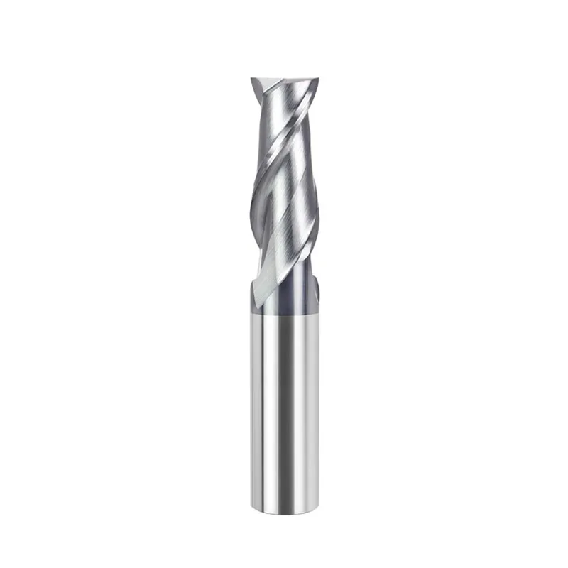 HRC55 4,5,6,8,10,12*75 100mm Hartmetall Flach oder Vierkant Schaftfräser 2 zwei Flöten CNC Maschine Fräser Bohrer