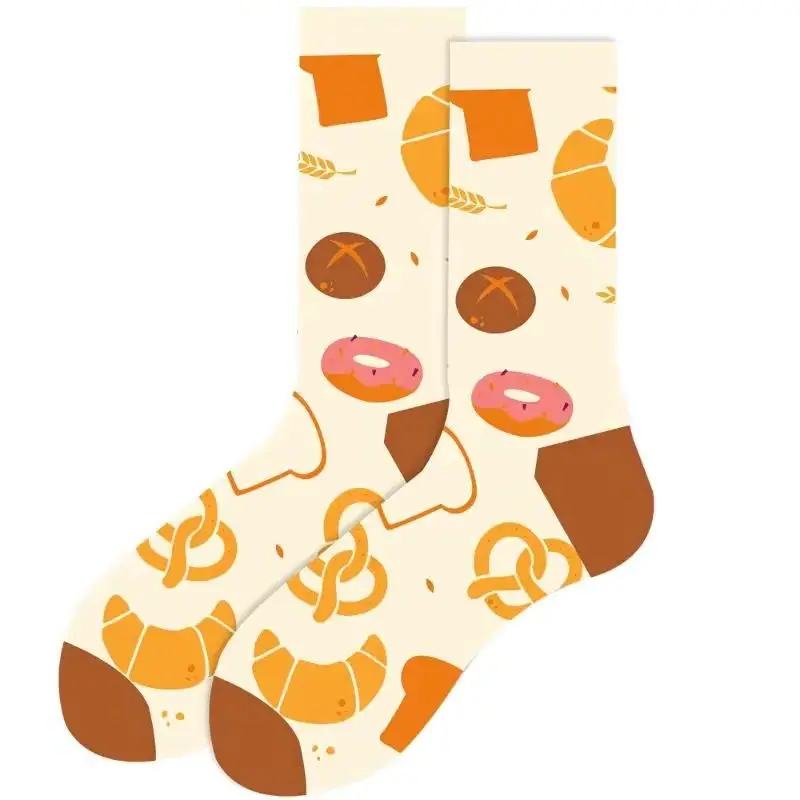 SOCK_Autumn Winter New Trendy Socks Animal Geometric Skeleton Smiling Face Design For Men And Women