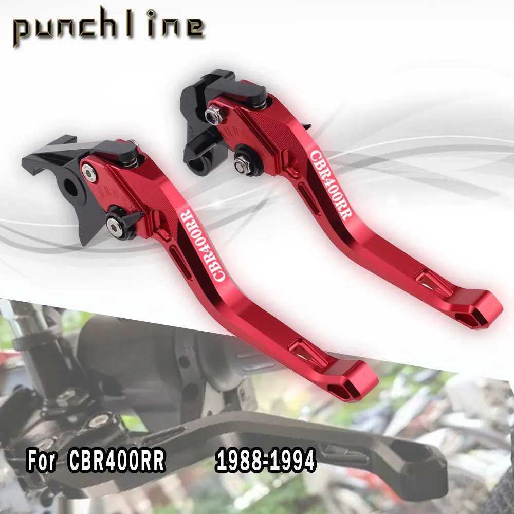 

Fit For CBR 400RR CBR400 RR 1988-1994 Short Brake Clutch Levers Motorcycle CNC Accessories Adjustable Handle Set