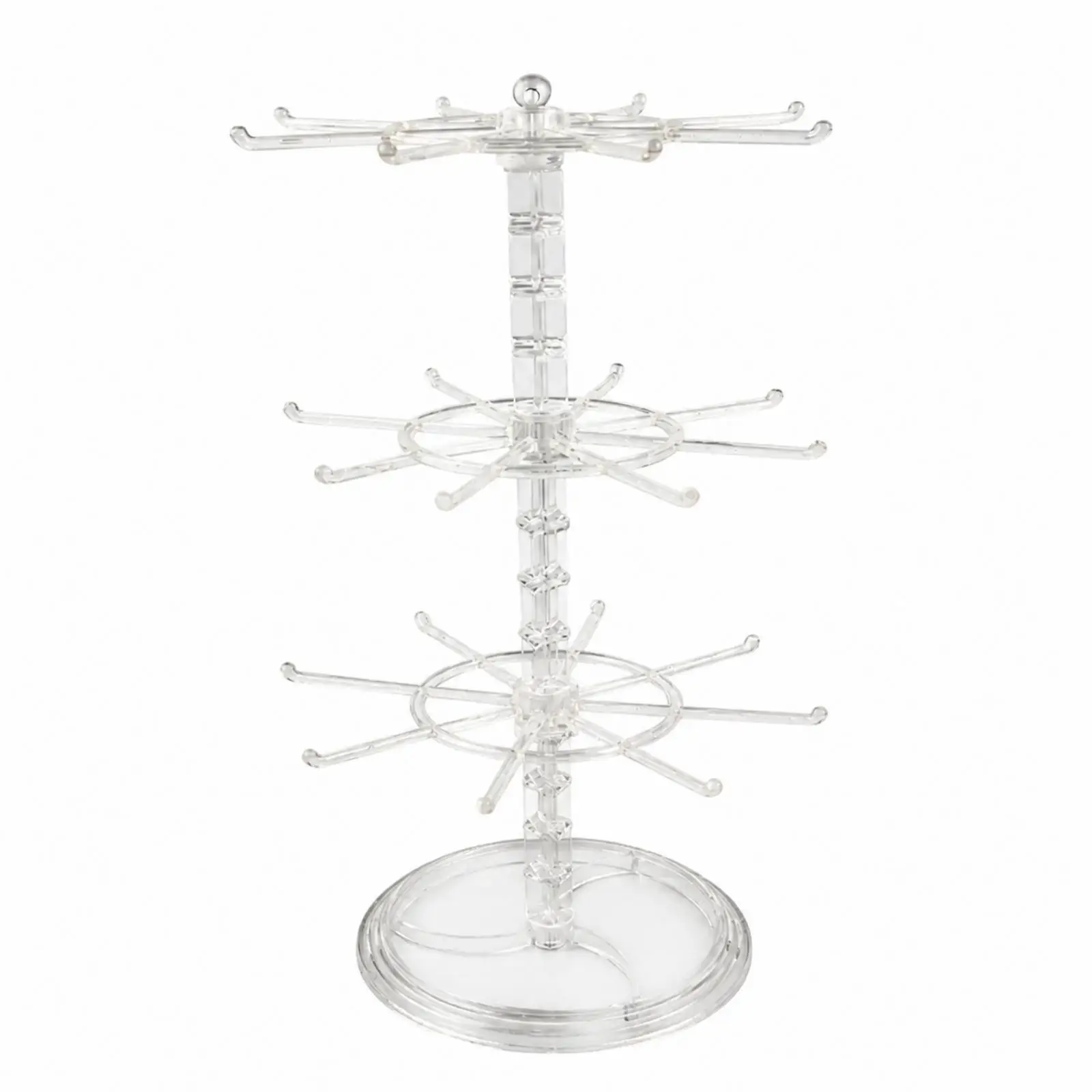 Multi-Tier Rotating Display Hanger | Freestanding Desktop Structure, Keychain