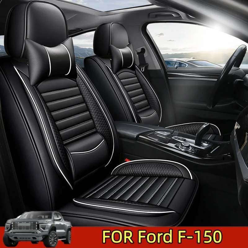 

Чехлы на сиденья FOR Ford F-150Автомобильные водонепроницаемые и износостойкие, с высококачественным покрытием из искусственной кожи, как передние и задние сиденья.
