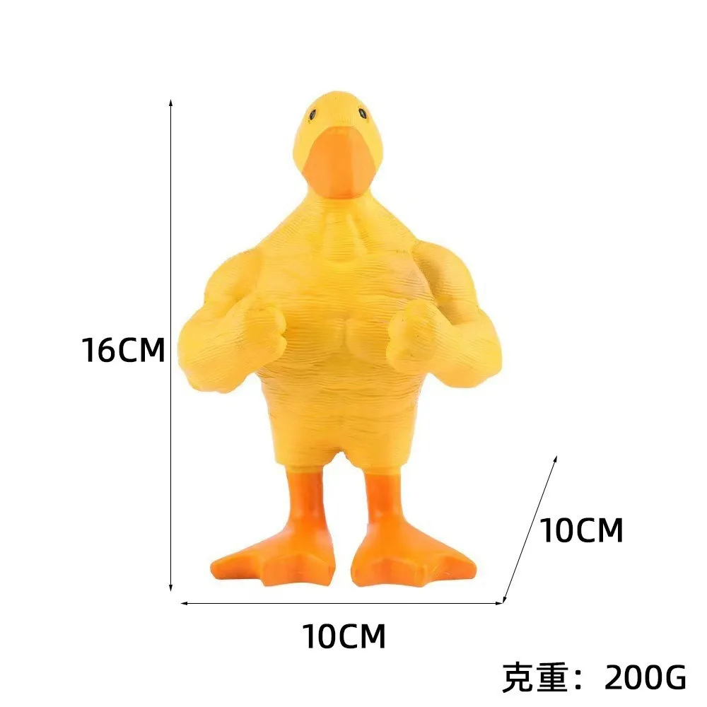 Muscle Duck Magnetic Key Holder- Strong Resin Decor for Entryway & Desk
