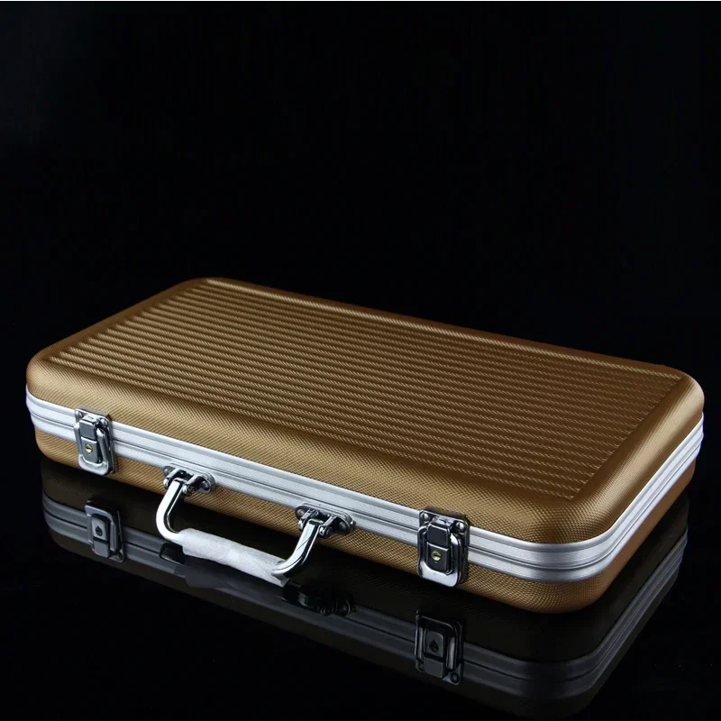 High-grade ABS Material Portable Chip Box Suitcase with Lock 300 Yards 500 Yards Chip Box Poker Chips Case