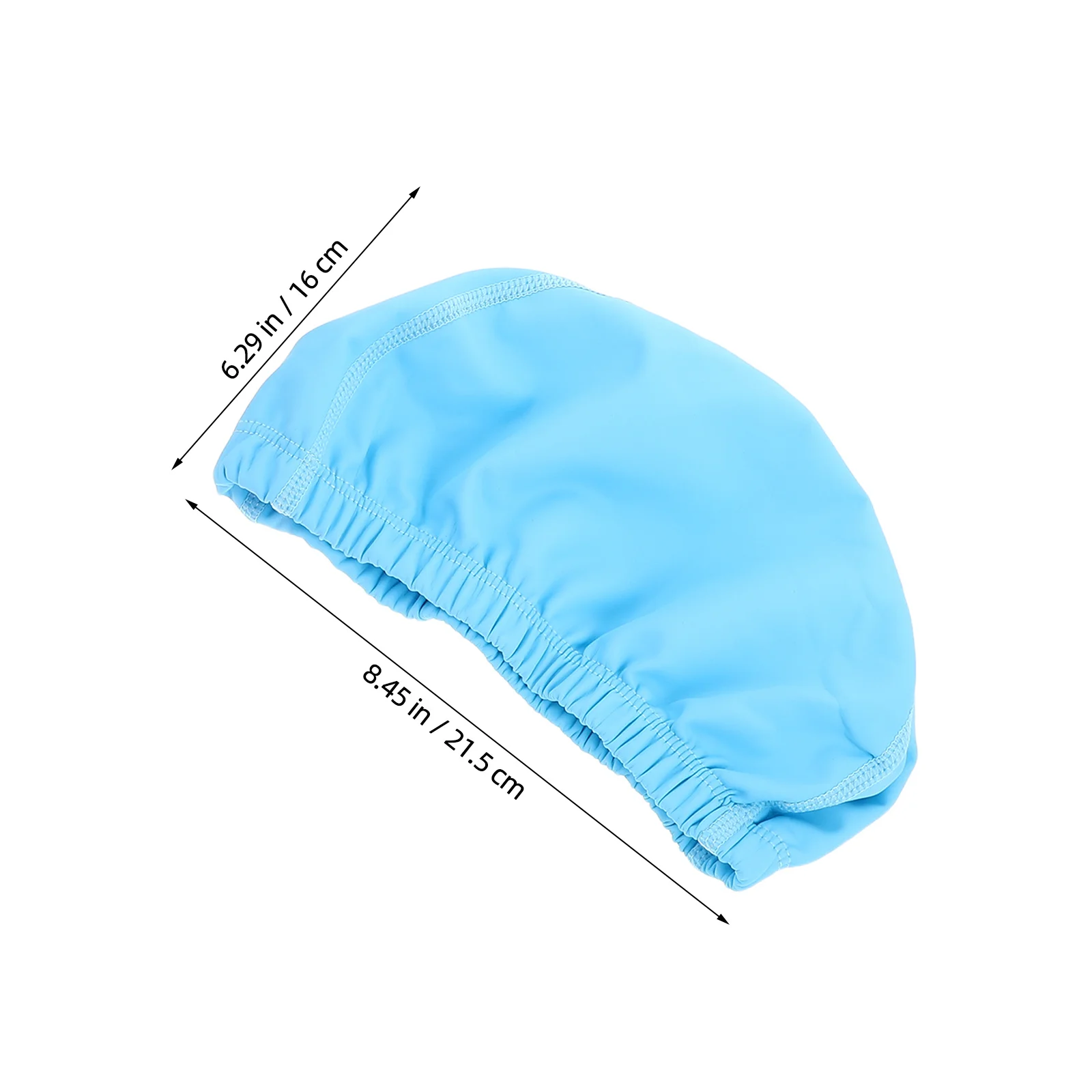 3 قطع من قبعة السباحة المقاومة للماء من البولي يوريثان للرجال والنساء، مضادة للانزلاق، مريحة ومرنة مناسبة لحمام السباحة والشاطئ والأنشطة المائية، قبعة مقاومة للماء #4