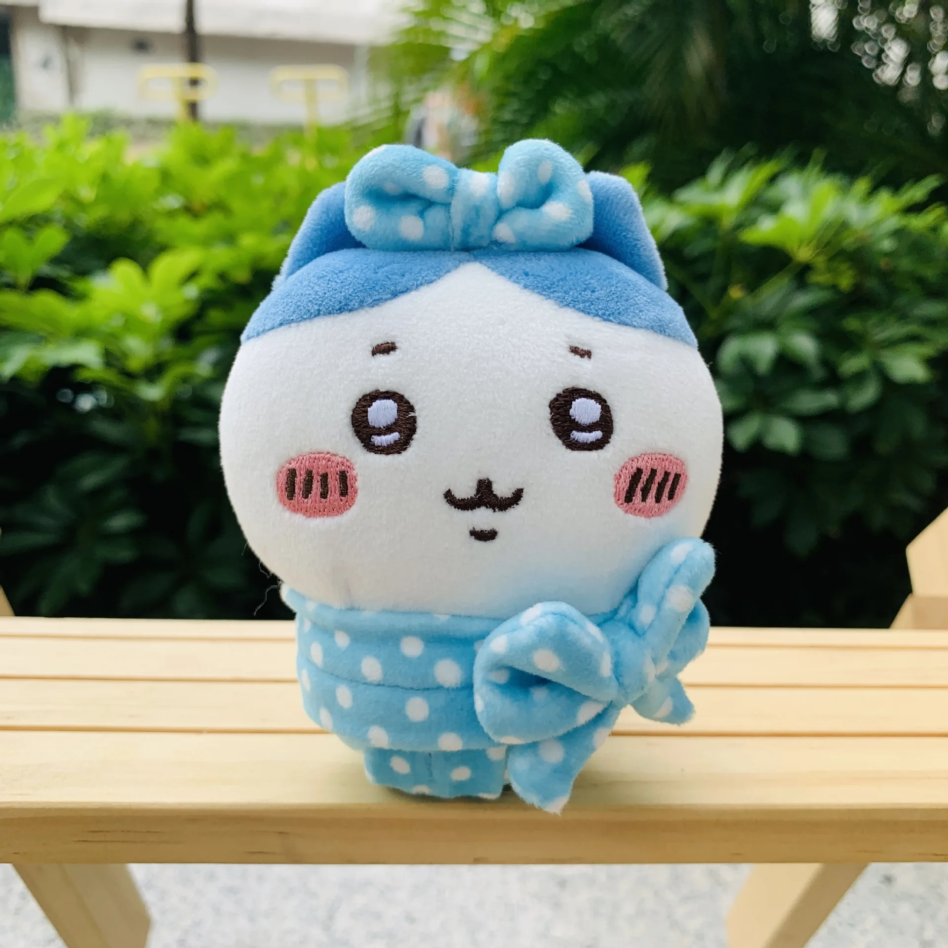 Nuovo originale MINISO auto difettante orso chiikawa baby swaddle serie carino bambola romantica Usachi zaino ciondolo peluche regalo