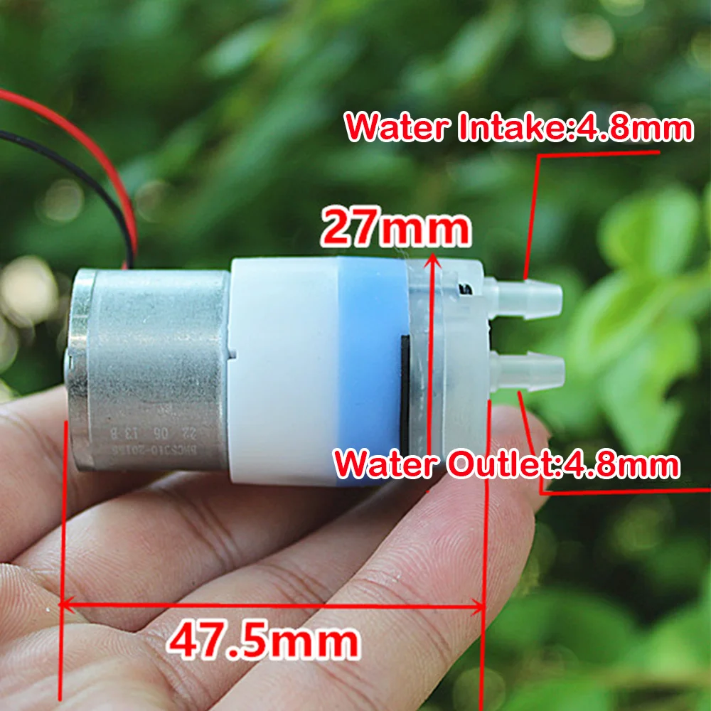 Mini 310 Water Pump Self-priming Pump DC 2V 3.7V Small Diaphragm Pump Large Flow Water Dispenser Pump FIsh Tank Aquarium