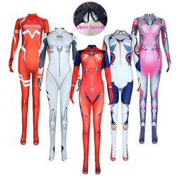 Kombinezony Anime Zentai Ayanami Rei przebranie na karnawał Unisex Zentai dla dziewcząt Halloween