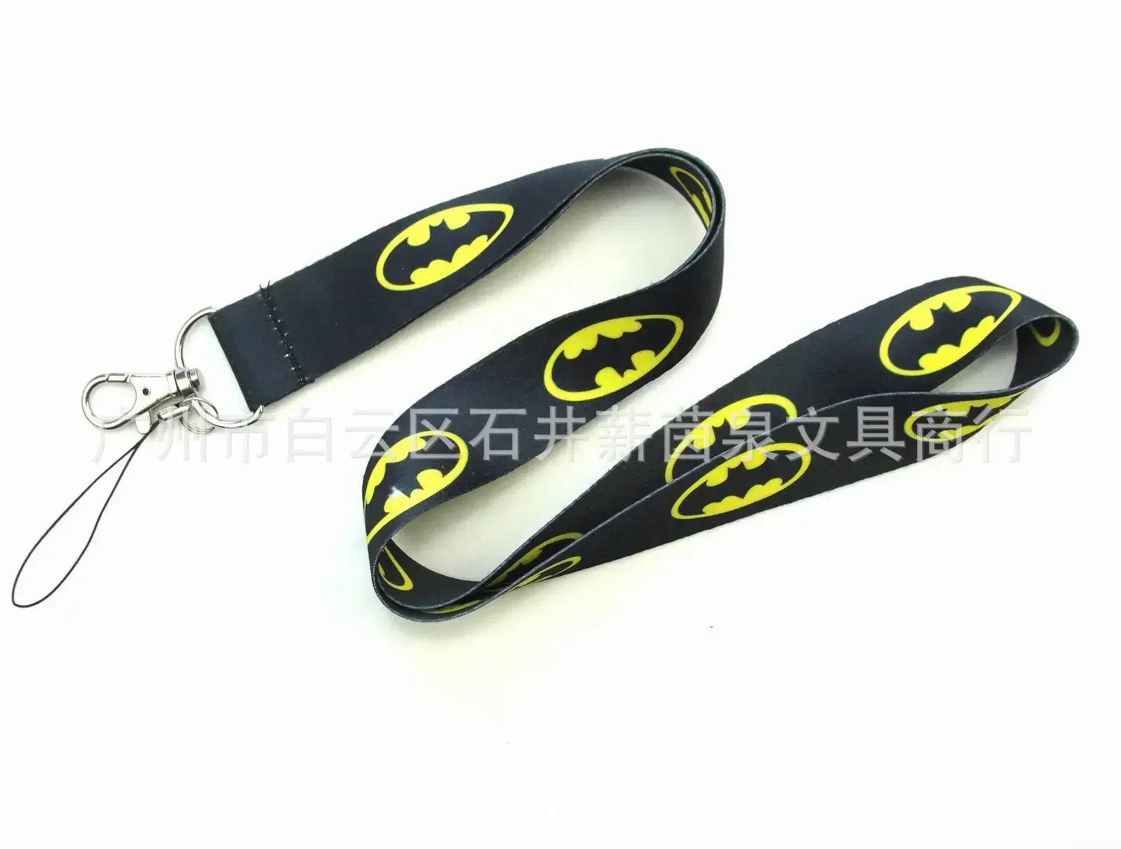 DC Anime Figure Batman Bruce Wayne Superman The Flash Mobile Phone Case ID Cards Badge Bus Card Hanging Neck Ribbon Lanyard Gift